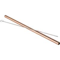 Trinkhalme, Edelstahl "Kupfer"-Set (2)