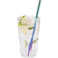 Trinkhalme, Edelstahl "Gunmetal"-Set (5)