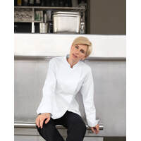Kochjacke Damen, Druckknöpfe, langarm Größe XL (3)