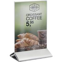 Kartenhalter mit Edelstahlfuß A6 (2)