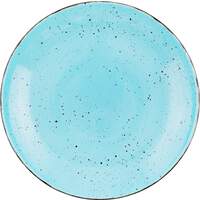 Porzellanserie "Granja" aqua Teller tief Coup-Form, 26 cm (2)