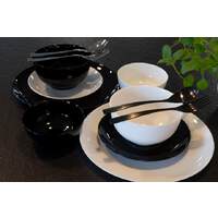 Hartglasgeschirr "Evolution" weiß Platte Coup flach rechteckig 34x24 cm (5)