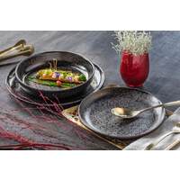 FiveStars Porzellanserie „Ebony" Platte flach oval 36x21cm (3)