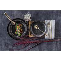 FiveStars Porzellanserie „Ebony" Platte flach oval 36x21cm (4)