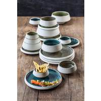 FiveStars Porzellan Serie "Samoa" grün Teller flach Ø23cm (5)