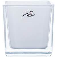 Glas "Cube" 8x8x8cm weiß (2)