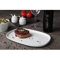 Porzellanserie "Skagen" High Alumina  Platte 30,0x20,0 cm, weiß (2)