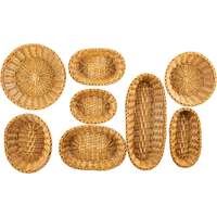 Korb oval 18x13x6cm braun (3)