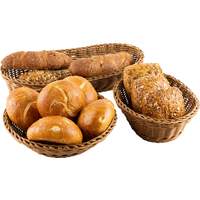 Korb oval 23x17x8cm braun (3)