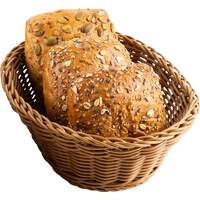 Korb oval 23x17x8cm braun (2)