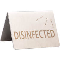 Tischaufsteller "Desinfiziert" (2)