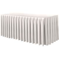 Skirting mit Kellerfalte "Excaliber" 490cm weiß (1)