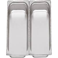 GN-Behälter 2/4 Edelstahl 150mm (2)