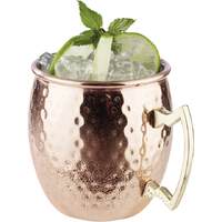 Becher "Moscow Mule" Kupferlook, glänzend, gehämmert, Ø 9,0 cm, H: 10,0 cm, 0,5 L (1)