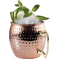 Becher "Moscow Mule" Kupferlook, glänzend, gehämmert, Ø 9,0 cm, H: 10,0 cm, 0,5 L (2)