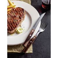 Steak-/Pizzabesteck "Churrasco" Gabel L: 20cm mahagoni (1)