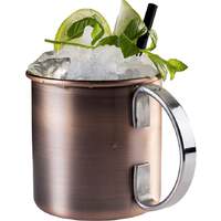 Becher "Moscow Mule" Antik-Kupferlook, glatt, matt, Ø 9,0 cm, H: 9,0 cm, 0,45 L (1)