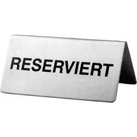Aufsteller "Reserviert" (1)