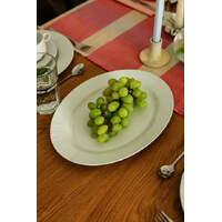 Porzellanserie "Verve" Platte oval 32x24,5cm (1)