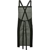 Latzschürze Denim-Optik grün (1)