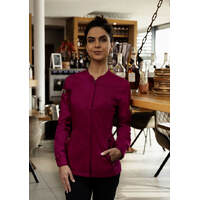 Kochjacke Damen "Green-Generation", fuchsia Größe 46 (4)