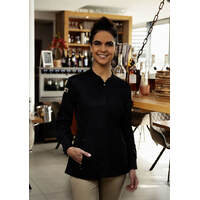 Kochjacke Damen "Green-Generation", schwarz Größe 40 (4)