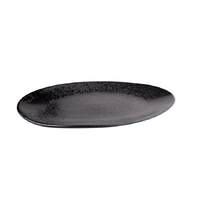 Porzellanserie „Ebony" Teller flach oval (1)