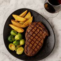 Porzellanserie „Ebony" Teller flach 25x20,6cm (5)