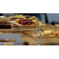 Buffet-Präsentation "OAK" Holzplatte 12x60x1,5cm Eiche (3)