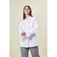 Kochjacke Damen, Druckknöpfe, langarm Größe M (2)