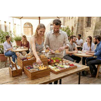 Buffetsystem "Nord"  Holzkasten 1/1 GN 16,5cm hoch (4)