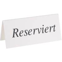Aufsteller "Reserviert" (1)