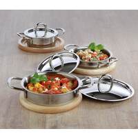 Topf Mini ‘Cookmax Serve’ Ø10cm H: 3cm 0,235L (1)