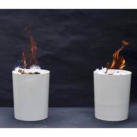 Sicherheitspapierkorb mit Aluminium-Einsatz schwarz (2)