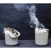 Sicherheitspapierkorb mit Aluminium-Einsatz schwarz (4)