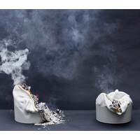 Sicherheitspapierkorb mit Aluminium-Einsatz schwarz (5)