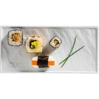 Porzellanserie „Schieferdesign" Platte rechteckig (6)