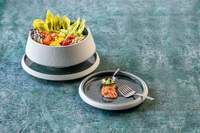 FiveStars Porzellan Serie "Samoa" blau Teller flach Ø26cm (3)