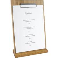 Klemmbrett für Tageskarte A4, Eiche hell (2)