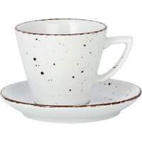 Porzellanserie "Granja" weiß Tasse obere Kaffee/Cappuccino (1)