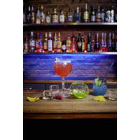 Glasserie "Alkemist" Whiskeyglas schräg 380 ml (6)