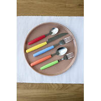 Besteckserie "Colour" cherry-rot Kuchengabel (5)