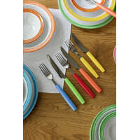 Besteckserie "Colour" grün Dessertlöffel (4)