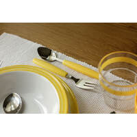 Besteckserie "Colour" gelb Dessertmesser (3)