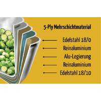 Gemüse-/Suppenkessel "Cookmax Professional" Ø 24 cm, H: 24 cm. Inhalt 10,5L (2)