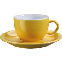Kaffee-/Cappuccinotasse obere gelb (1)