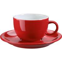 Kaffee-/Cappuccinotasse obere rot (1)